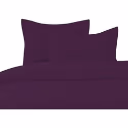 Housse de couette - HOMEROKK - PRUNE - 240x260 cm - 100% Coton - 57 fils/cm