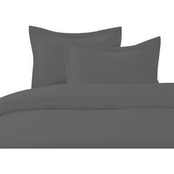 Housse de couette - HOMEROKK - 240x260 cm - 100% Coton - Anthracite - Uni