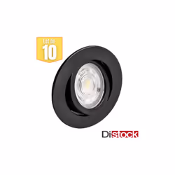 Description générale Le spot LED encastrable 3en1 rond noir 7W IP20 est conçu avec un interrupteur de couleur au dos, permett ...