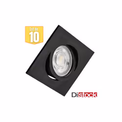 Description générale Les spots LED encastrables 3en1 carré noir de 7W et IP20 sont conçus pour offrir une flexibilité d'éclai ...