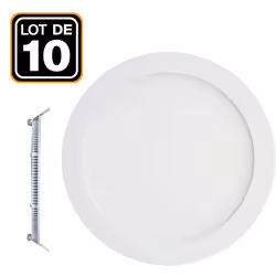 Description générale Cette lampe LED de 12W offre un éclairage puissant et efficace pour divers espaces. Avec un flux lumineu ...