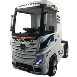 Camion électrique pour enfant Mercedes-Benz Actros - Blanc - 12 volts