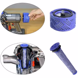 Description générale Filtre HEPA et pré-filtre de rechange compatibles pour aspirateurs Dyson. Ces filtres sont conçus pour a ...