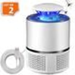 Lot de 2 Photocatalyseurs à LED tueur dinsects et de moustiques - 12 x 21 cm HobbyTech