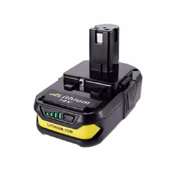 Batterie 18V 2,0Ah Compatible Ryobi One+ au Lithium 2000mAh HOBBYTECHTYPE DE PRODUIT : Batterie de remplacement pour outils é ...