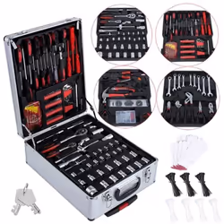 Valise outils et accessoires Malette en aluminium avec roulettes 899 pièces HobbyTechTYPE DE PRODUIT : Valise multi-outils et ...