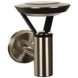 Luxform - Applique solaire led inox et noire blanc chaud 25 lm perpignan