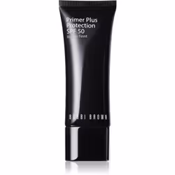 Il est si léger que vous ne le remarquerez même pas sur votre peau. Le Primer Plus Protection SPF 50 de Bobbi Brown est un fo ...