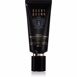 La base Bobbi Brown Intensive Serum Radiance Primer SPF25 lisse parfaitement la peau, la prépare à l’application du fond de t ...