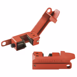 Bloque disjoncteur Master Lock 491B S'adapte aux interrupteurs larges et de grandes tailles Le bloque disjoncteur Grip Tight  ...