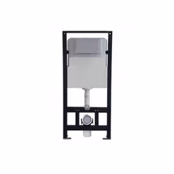 Bâti-support G3004A - plaque pour déclenchement frontal Bâti-support réglable en hauteur, convient à tous les types de WC sus ...