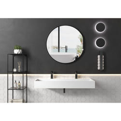 BERNSTEIN - Vasque moderne Lavabo en fonte, Lave main à poser - 110x42x13cm - PB2144-1