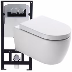WC suspendu sans bride NANO protection et abattant Softclose NT2038 Ce WC suspendu sans bride ouverte établit de nouvelles no ...