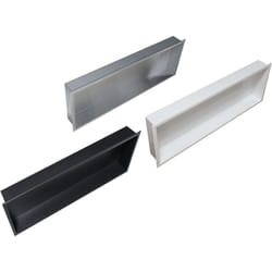 Niche murale de douche, étagère encastrable douche acier inox - 90x30x10cm - BS903010Noir - Bernstein