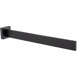 Porte-serviettes en acier inoxydable Longueur 39 cm Design rectangulaire Montage mural Couleur au choix : Chrome, Noir mat ou ...