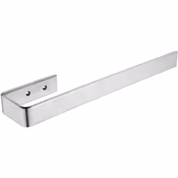 Porte-serviettes en acier inoxydable Montage latéral sur le meuble de salle de bains Longueur 39 cm Design carré Couleur au c ...