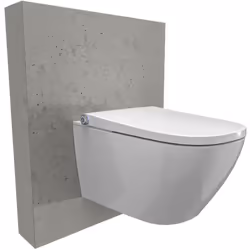 Description générale Ce WC japonais est conçu en céramique sanitaire de haute qualité avec une finition blanc brillant. Ses d ...