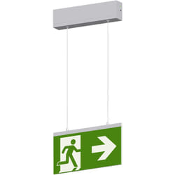 Mexcel - Beltrona M19002 Eclairage led d'issue de secours montage apparent au plafond droite, gauche, haut, en bas S576222