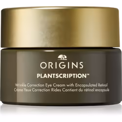 Le soin contour des yeux Origins Plantscription™ Wrinkle Correction Eye Cream With Encapsulated Retinol agit sur la peau auto ...