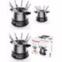 Appareil à Fondue - Inox - 1500W - 8 Personnes - Capacité 14L - Thermostat Réglable
