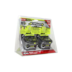 Ryobi - RB18L40 2 Batteries 18V 4,0 Ah Indicateurs de Charge