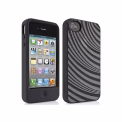 Belkin Essential 035 for iPhone, Housse, Apple, iPhone 4, Noir, Transparent