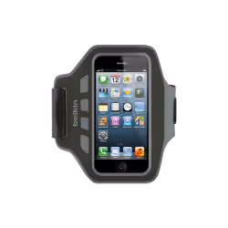 Belkin F8W299VFC00, Boîte à brassard, Apple, iPhone 5, 10,2 cm (4"), Noir, Gris