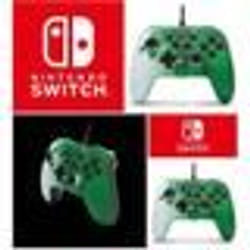 Manette de jeu - PowerA - Zelda Heroic Link Edition - Filaire - Vert - Compatible Nintendo Switch