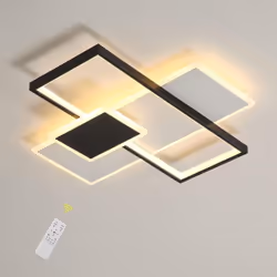 Description générale Ce plafonnier LED dimmable offre une flexibilité d'éclairage avec trois températures de couleur (lumière ...