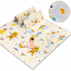 Le tapis de jeu pour bébé est fabriqué en matériau XPE non toxique, respectueux de l'environnement, doux et antibactérien. Il ...