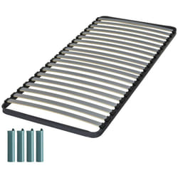 Sommier à lattes + pieds 90x200 Epsilon - 20 lattes bois - Fabrication française