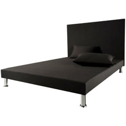 Sommier tapissier + Tête + jeu de pieds 140x190 Deco