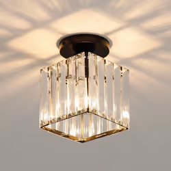 Description générale Le plafonnier en cristal moderne est un ajout élégant à toute pièce. Avec un abat-jour en verre de haute ...