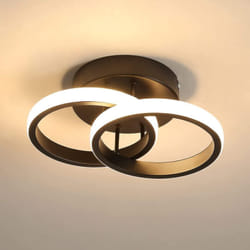 Plafonnier led, led Lustre de Plafond Luminaire Plafonnier 22W Plafonnier en Acrylique Chic Moderne éclairage pour Cuisine Salon Chambre à Coucher