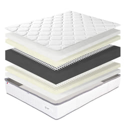 Matelas Iris, 20cm, Mousse Haute Densité, Indépendance Du Couchage, Face Été/hiver