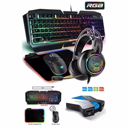 Pack de périphériques gaming - GAMER PRO-ULTIMATE - MKH500 - RGB - USB - Filaire