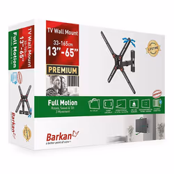 Barkan Mounting Systems BM331 support pour téléviseur 65" Noir