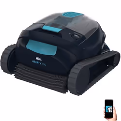 Robot de piscine - DOLPHIN - Liberty 400 - Sans fil - Recharge par induction - Pour piscines jusquà 10x5m