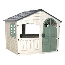 Maisonnette cabane SNOWDRIFT en plastique blanc