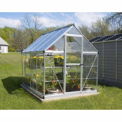 Palram - Canopia Serre de jardin Hybrid 45m2 Argent