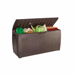 Keter Hollywood, Boîte de rangement, Marron, Rectangulaire, Monochromatique, Marron, 270 L