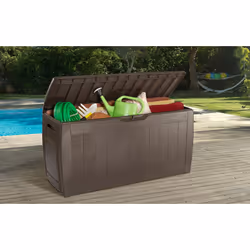Keter Hollywood Boîte de rangement Rectangulaire Marron