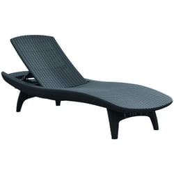 Allibert 203729 chaise de plage Anthracite Polypropylène (PP) Couché(e)