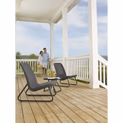 Salon de jardin 3 pcs Rio Graphite Keter Graphite
