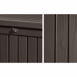 Keter Rockwood Deck Box Boîte de rangement Rectangulaire Marron - Vue supplémentaire 4