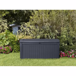 Keter Borneo Deck Box Boîte de rangement Rectangulaire Résine Gris
