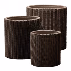Lot de 3 fleurs en 3 différentes tailles Dimensions (l/L/H)?: S?: env. 28 x 28 x 28 cm - Taille M?: env. 36 x 36 x 37 cm | l? ...