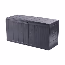 Keter Sherwood, Boîte de rangement, Anthracite, Rectangulaire, Résine, Monochromatique, Extérieure