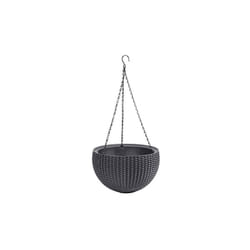Keter - 223694 pot suspendu de 8.6 l, couleur gris graphite
