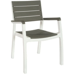 Keter - chaise et fauteuil en résine harmony anthracite
